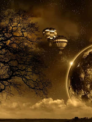 Impressive Skyscrapers At Sunset Wallpaper