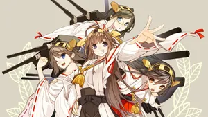 In The Game Of Battleships, The Kantai Collection Sails To Victory Wallpaper