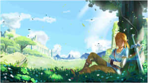 In The Mystic Wilds Of Hyrule Wallpaper