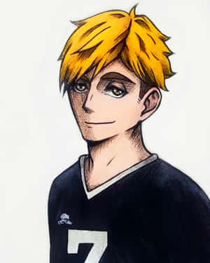 Inarizaki High School's Volleyball Team In Action Wallpaper