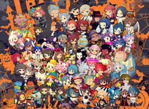 Inazuma Eleven Halloween Group Artwork Wallpaper