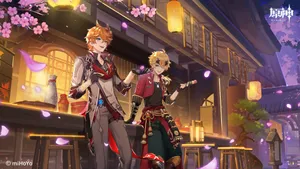 Inazuma Visitors Genshin Matching Pfp Wallpaper