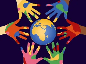 Inclusive Culture Art Painting Wallpaper