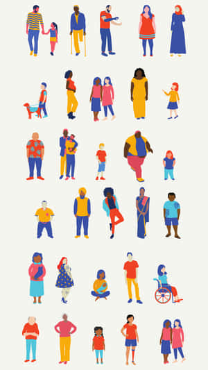 Inclusive Society Phone Wallpaper