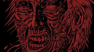 Incongruous Morbid Drawing Wallpaper