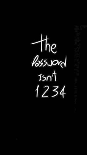 Incorrect Password1234 Wallpaper