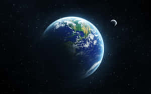 Incredible View Of Earth From Outer Space Wallpaper