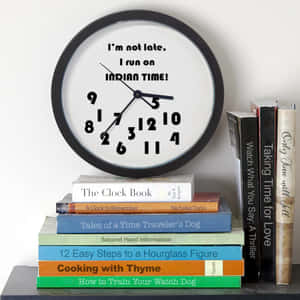 Indefinite Wall Clock Wallpaper