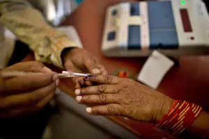 Indelible Ink On Indian Election Wallpaper