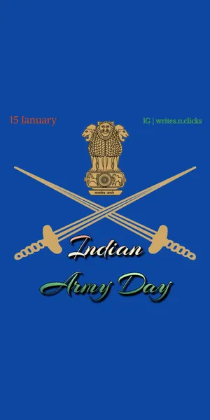 Indian Army Logo For Indian Army Day Wallpaper