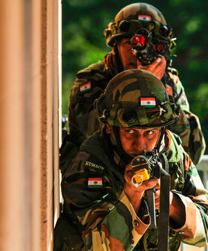 Indian Army On Mission Wallpaper