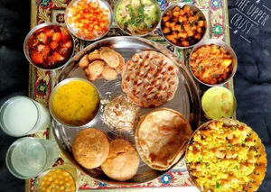 Indian Vegetarian Thali Assortment.jpg Wallpaper