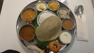 Indian Vegetarian Thali Meal Wallpaper