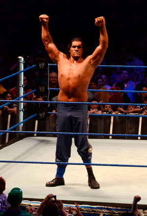 Indian Wrestler The Great Khali Wwe Smack Down 2012 Wallpaper