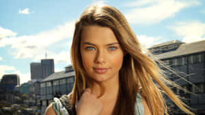 Indiana Evans Urban Backdrop Portrait Wallpaper