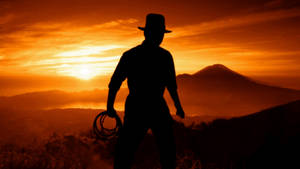 Indiana Jones Shadow Figure Wallpaper