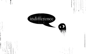 Indifferent Ink Blot Wallpaper