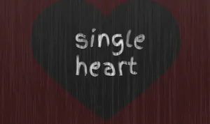 Individual Black Heart Wallpaper