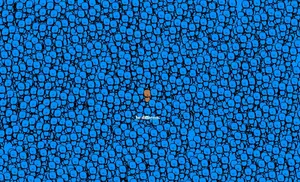 Individual In Orange Wallpaper