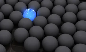 Individual Neon Ball Wallpaper