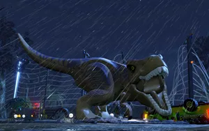 Indominus Rex Escapein Rain Wallpaper