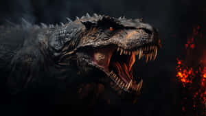 Indominus Rex Fierce Roar Wallpaper