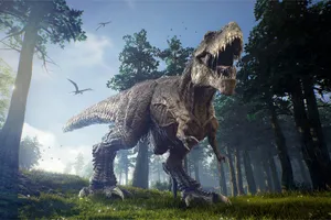 Indominus Rex In Forest Wallpaper