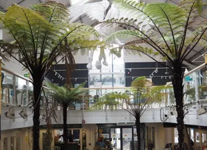 Indoor Mallwith Ferns Truro U K Wallpaper