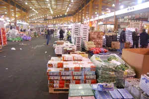 Indoor Wholesale Market Wallpaper