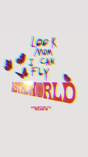 Indulge In The Glorious World Of Astroworld With This Iphone Wallpaper