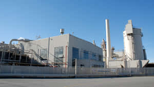 Industrial Complex Exterior Daytime Wallpaper