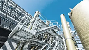 Industrial Complex Steel Structure Wallpaper