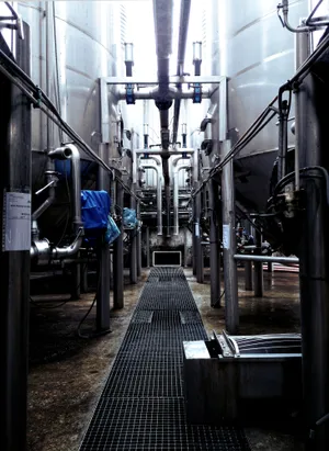 Industrial Stainless Steel Vats Wallpaper