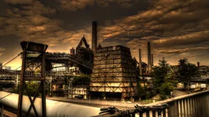 Industrious Ironworks Wallpaper