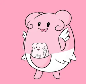 Infinite Blissey Art Wallpaper