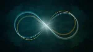 Infinite Light Loop Abstract Wallpaper