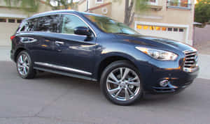 Infiniti Qx60 On The Road Wallpaper