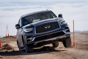 Infiniti Qx80 - A Luxury Suv With Unmatched Style And Performance Wallpaper