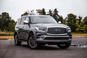 Infiniti Qx80: Luxury And Performance Combined Wallpaper