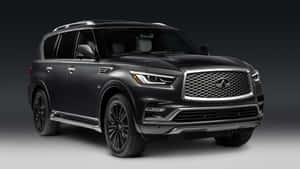 Infiniti Qx80 Luxury Suv On The Road Wallpaper