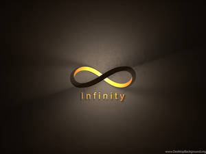Infinity Symbol Gold Silver Wallpaper