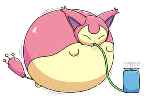 Inflated Skitty Wallpaper