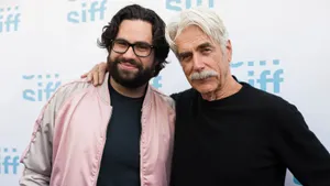 Influential American Actor Sam Elliott In A Reflective Moment Wallpaper