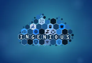 Ingenious Technology Hexagons Wallpaper