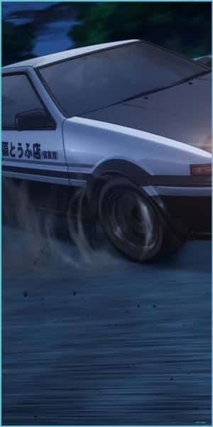 Initial D Phone Drifting Car Wallpaper