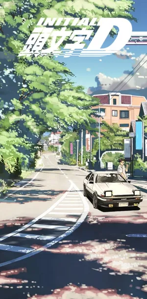 Initial D Phone Street Car Wallpaper