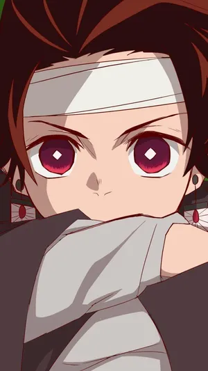 Injured Tanjiro Kamado Wallpaper