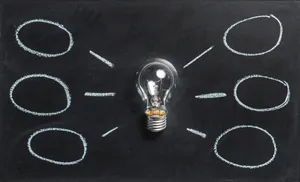 Innovative Idea On A Blackboard Wallpaper