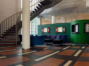 Inntel Hotel Zaandam Lounge Area Wallpaper