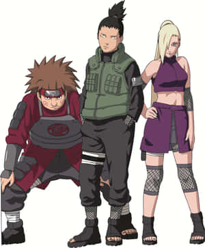 Ino-shika-cho: The Legendary Ninja Trio Wallpaper